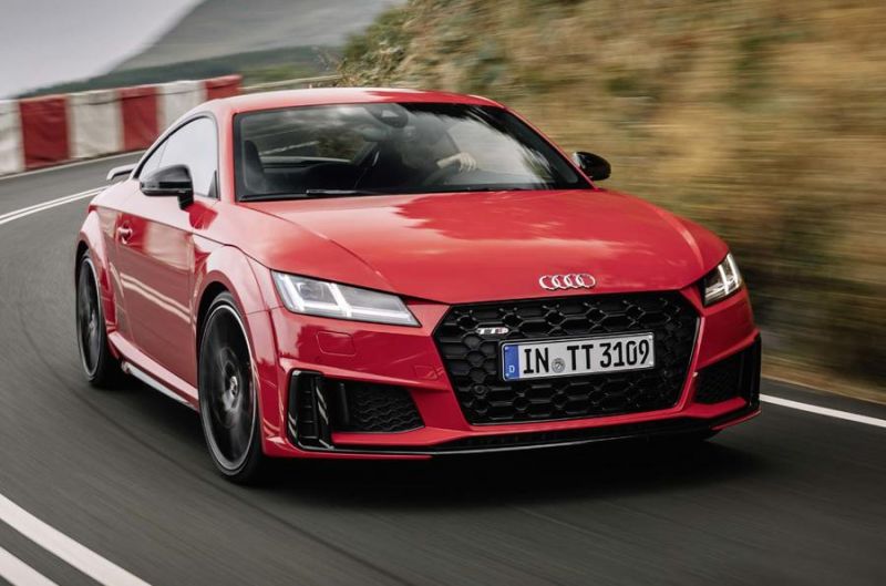 2019 Audi TTS ráncfelvarrott verzió kiszivárgott fotón