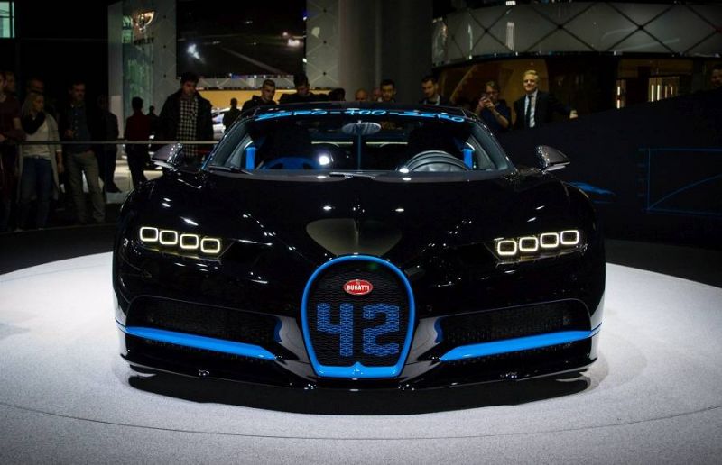 Bugatti Chiron a Frankfurti Autószalonon