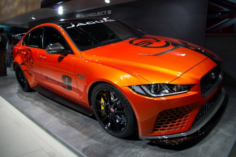 Jaguar stand a Frankfurti Autószalonon