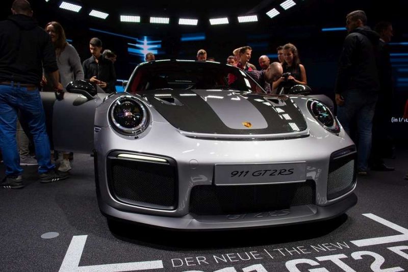 Porsche stand a Frankfurti Autószalonon