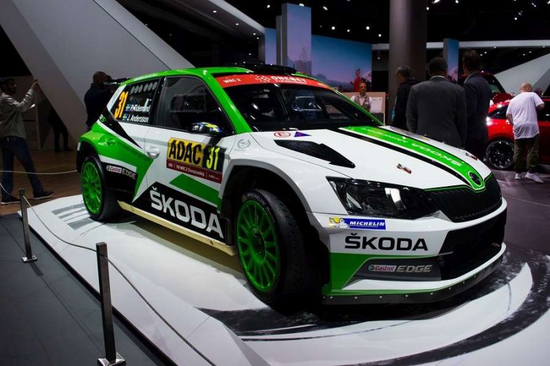 Érdekes Skoda Fabia raliautó a Frankfurti Autószalonon